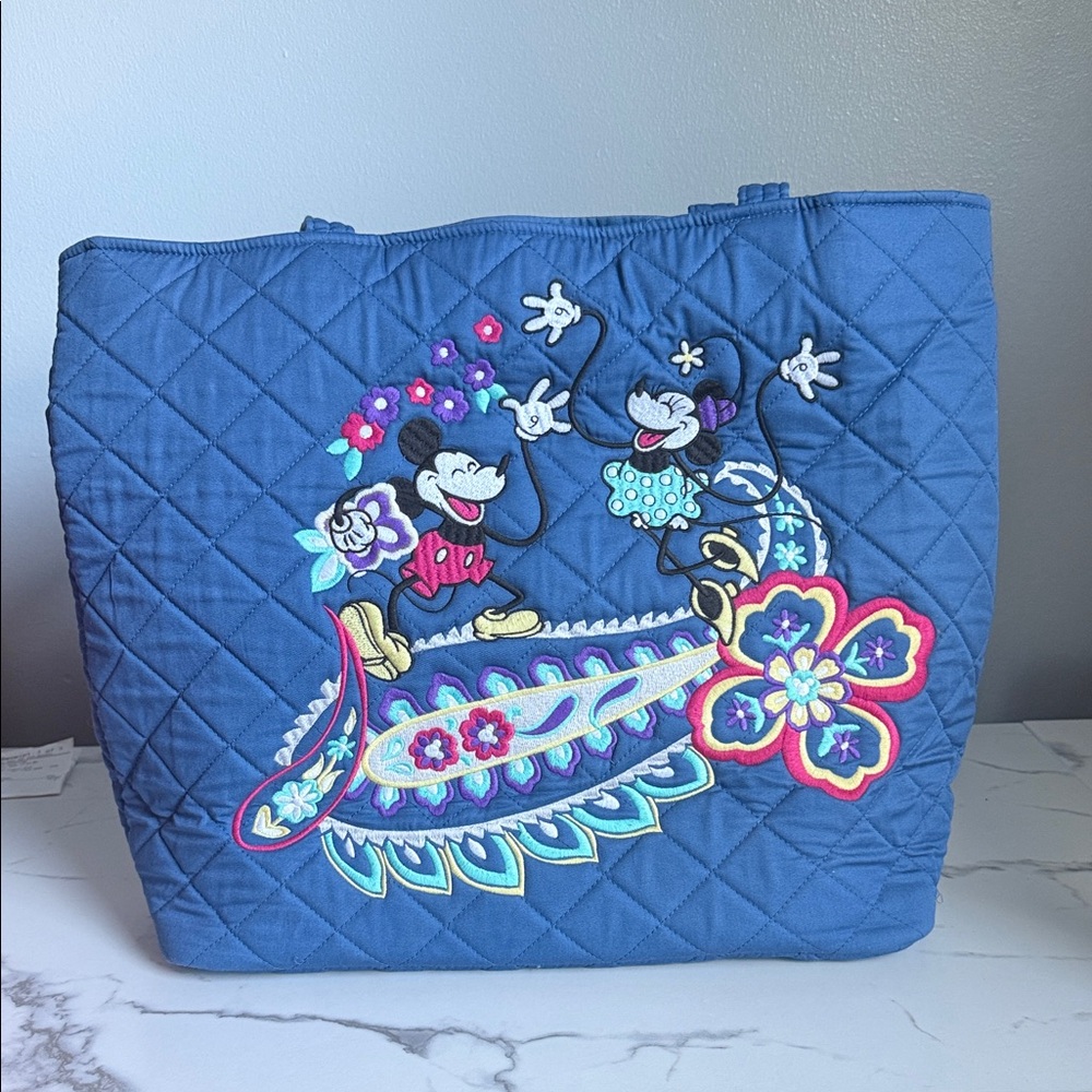 Vera Bradley Disney Sensational Six Paisley Quilted Tote